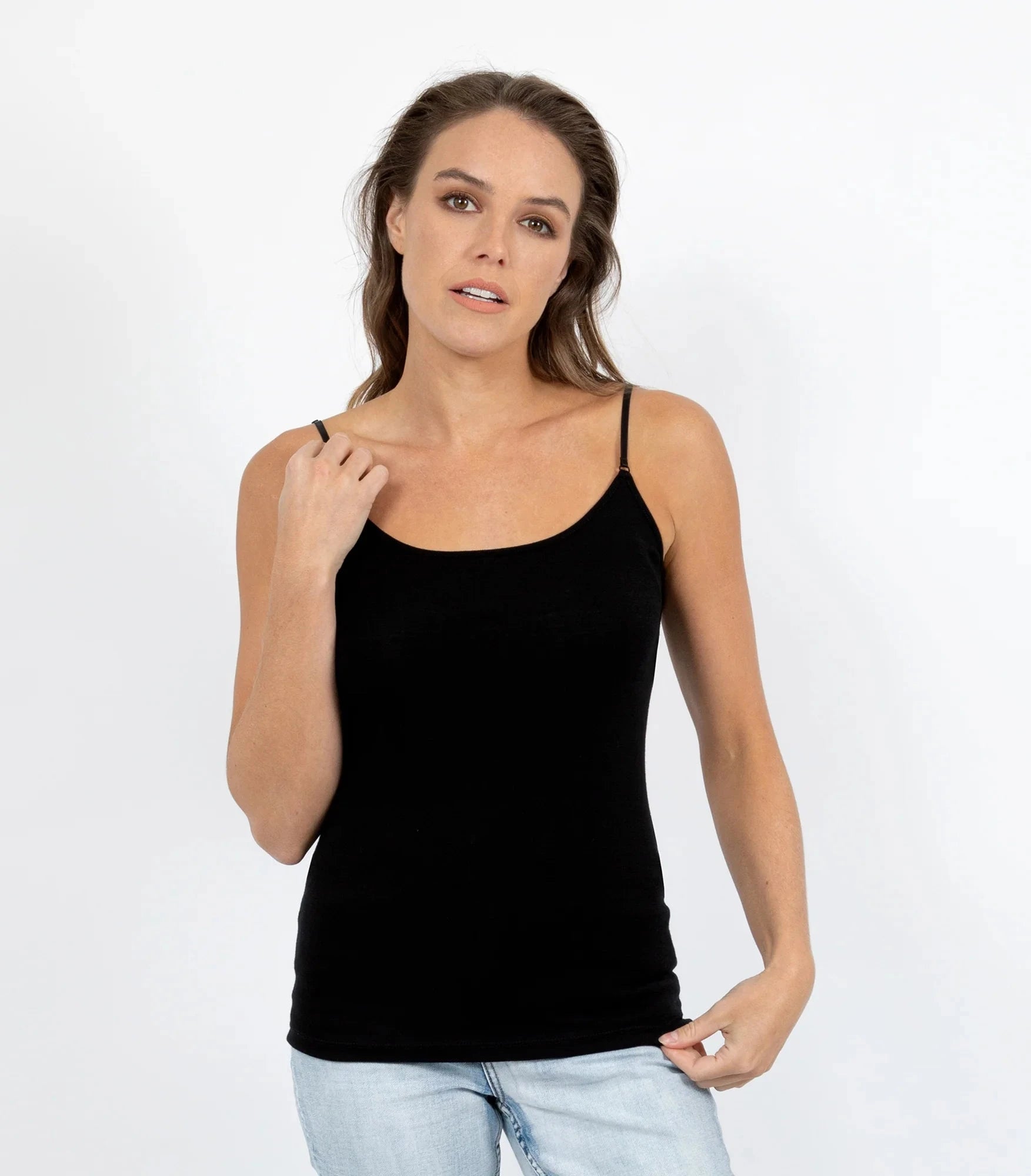 BASELAYERS PURE WOOL RIB CAMI BASICS Base Layers
