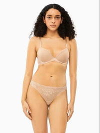CALVIN KLEIN SEDUCTIVE COMFORT LOTUS FLORAL LIFT DEMI BRA BRA'S Calvin Klein