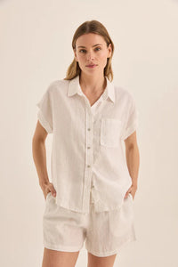 GINGERLILLY CHARLOTTE LINEN PJ SET SLEEPWEAR Gingerlilly