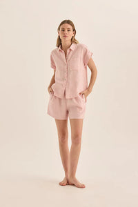 GINGERLILLY CHARLOTTE LINEN PJ SET SLEEPWEAR Gingerlilly