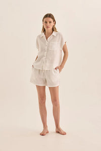 GINGERLILLY CHARLOTTE LINEN PJ SET SLEEPWEAR Gingerlilly