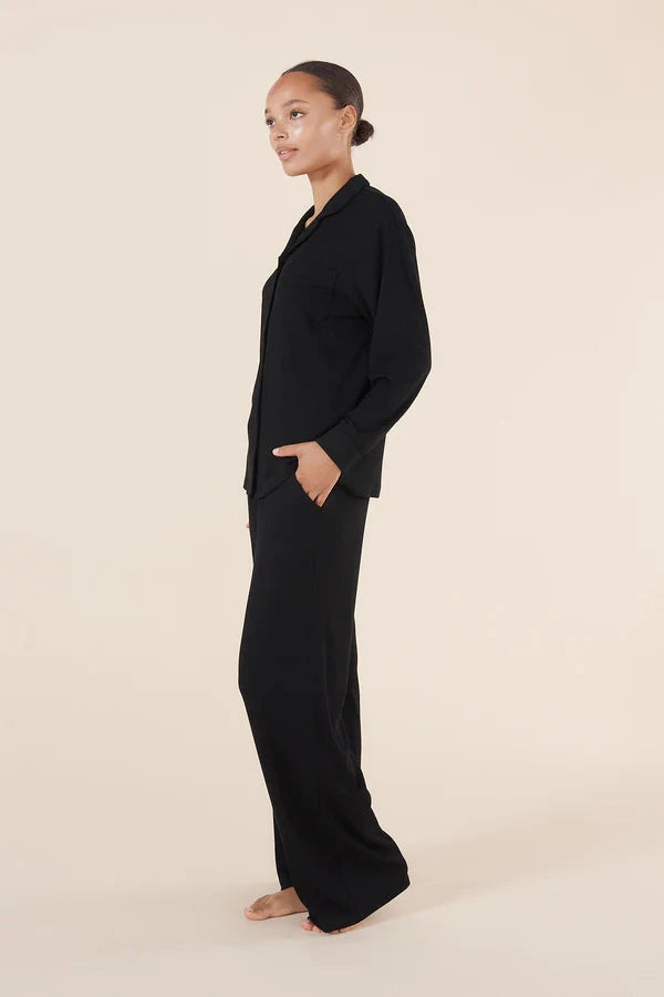 GINGERLILLY EMILIA RIBBED LOUNGE PJ SLEEPWEAR Gingerlilly