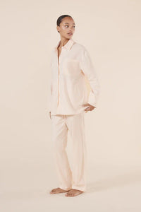 GINGERLILLY JOSEPHINE COTTON PINK STRIPE SLEEPWEAR Gingerlilly