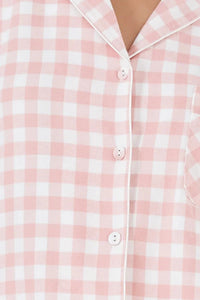 GINGERLILLY JULIETTE CHECK COTTON PJ SET SLEEPWEAR Gingerlilly