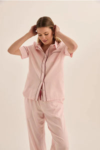 GINGERLILLY MOLLY DOUBLE PIPING PJ SET SLEEPWEAR Gingerlilly