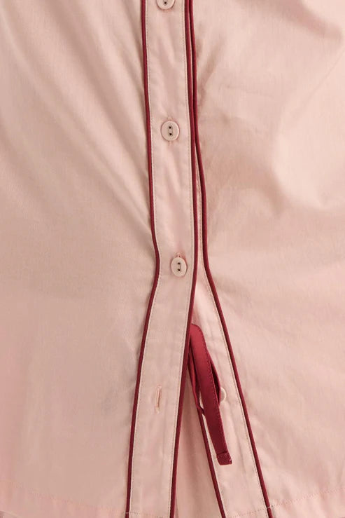 GINGERLILLY MOLLY DOUBLE PIPING PJ SET SLEEPWEAR Gingerlilly