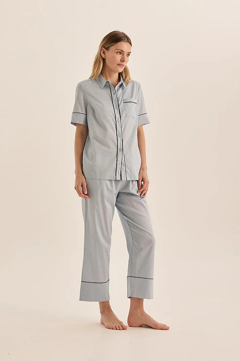 GINGERLILLY MOLLY DOUBLE PIPING PJ SET SLEEPWEAR Gingerlilly