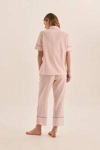 GINGERLILLY MOLLY DOUBLE PIPING PJ SET SLEEPWEAR Gingerlilly