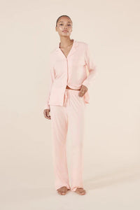 GINGERLILLY TESSA BAMBOO LONG PJ SET SLEEPWEAR Gingerlilly