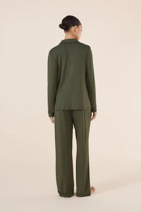 GINGERLILLY TESSA BAMBOO LONG PJ SET SLEEPWEAR Gingerlilly