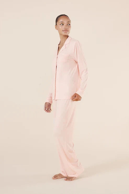 GINGERLILLY TESSA BAMBOO LONG PJ SET SLEEPWEAR Gingerlilly
