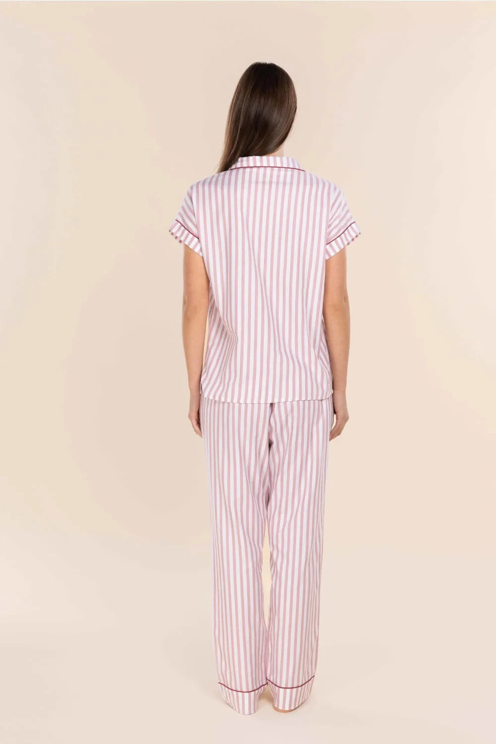 GINGERLILLY WINONA COTTON LONG PJ SET SLEEPWEAR Gingerlilly