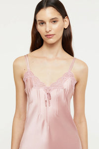 GINIA SILK PINTUCK CHEMISE SILKS Ginia