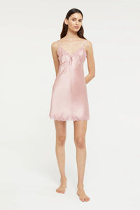 GINIA SILK PINTUCK CHEMISE SILKS Ginia