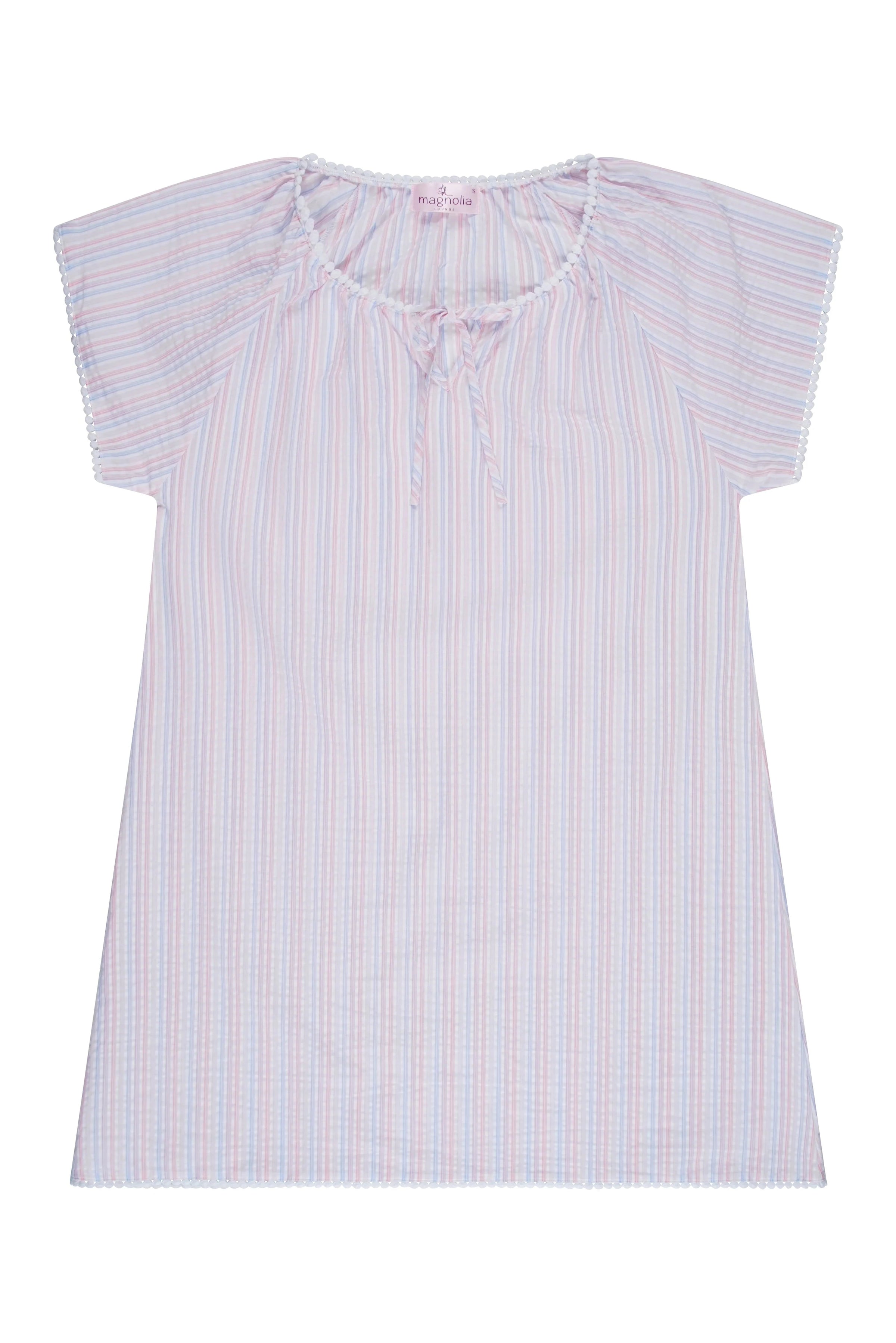 MAGNOLIA LOUNGE VALENCIA STRIPE COTTON NIGHTIE SLEEPWEAR Magnolia Lounge