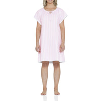 MAGNOLIA LOUNGE VALENCIA STRIPE COTTON NIGHTIE SLEEPWEAR Magnolia Lounge