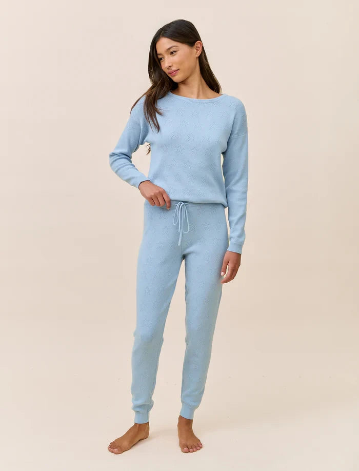 PAPINELLE COSY POINTELLE LS TOP AND JOGGER SLEEPWEAR Papinelle