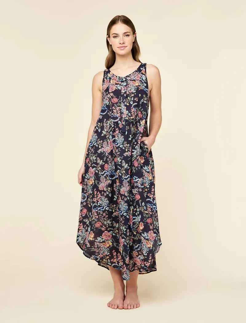 PAPINELLE LAYLA PANEL FRONT MAXI NIGHTIE SLEEPWEAR Papinelle