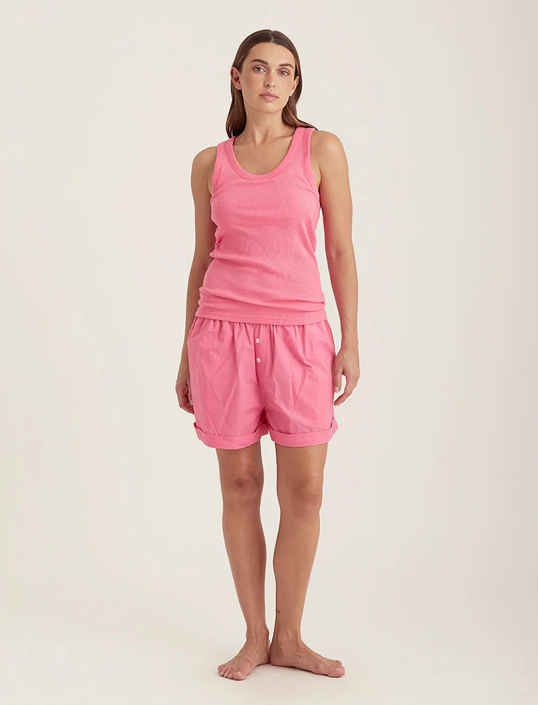 PAPINELLE MILLA RIB SHELF BRA TANK SLEEPWEAR Papinelle
