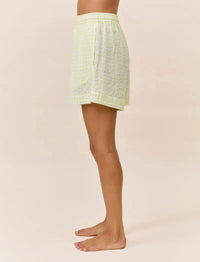 PAPINELLE SEERSUCKER GINGHAM BOXER SHORT SLEEPWEAR Papinelle