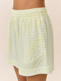 PAPINELLE SEERSUCKER GINGHAM BOXER SHORT SLEEPWEAR Papinelle