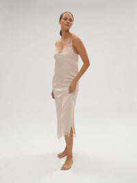 SIMONE PERELE SATIN SECRETS LONG NIGHTDRESS SLEEPWEAR Simone Perele