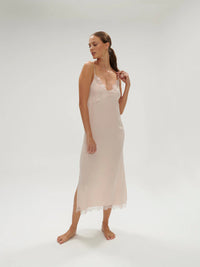 SIMONE PERELE SATIN SECRETS LONG NIGHTDRESS SLEEPWEAR Simone Perele