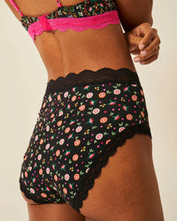 STRIPE & STARE HIGH RISE KNICKERS FOUR PACK BRIEFS Stripe & Stare