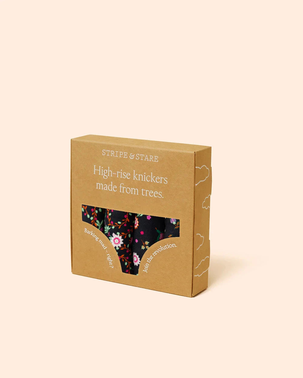 STRIPE & STARE HIGH RISE KNICKERS FOUR PACK BRIEFS Stripe & Stare