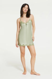 GINIA SILK PINTUCK CHEMISE SILKS Ginia