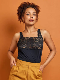 KAYSER BASIC COTTON LACE SINGLET BASICS Kayser
