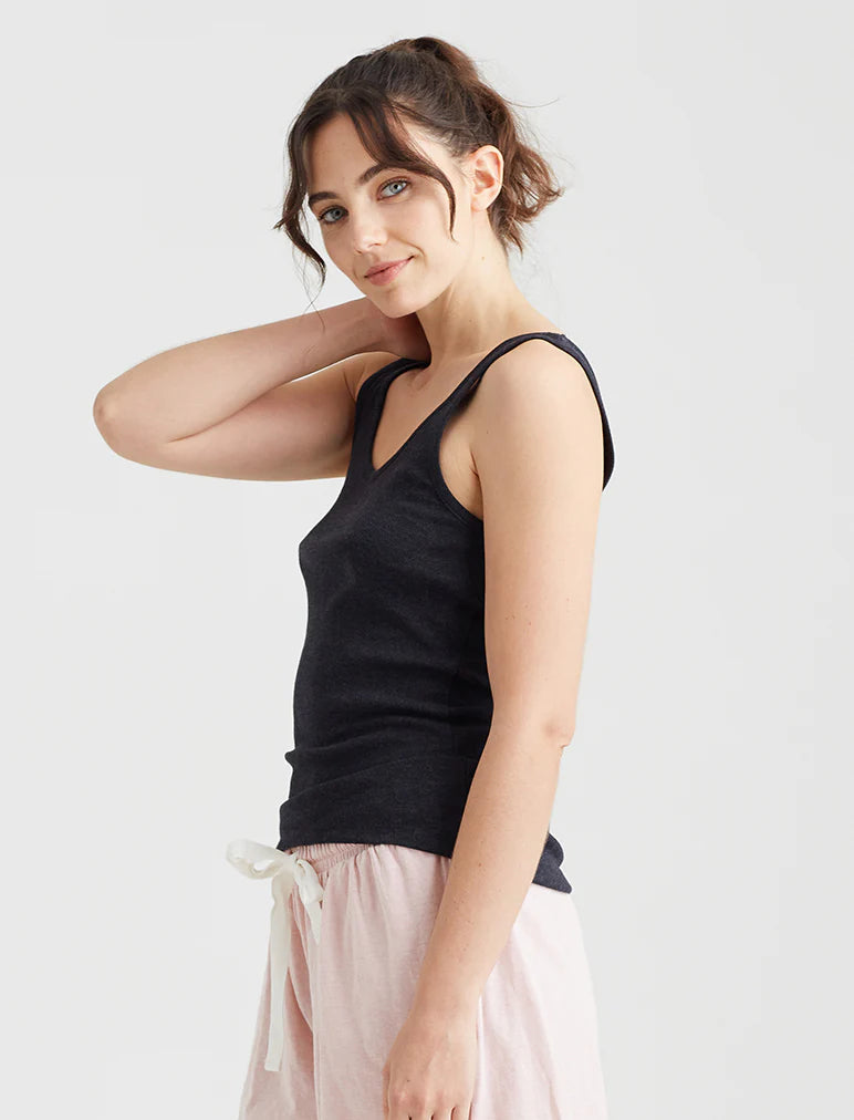 PAPINELLE PIA COTTON MODAL SINGLET SLEEPWEAR Papinelle