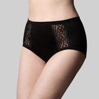 THE KNICKER BAMBOO & LACE FULL BRIEF BRIEFS The Knicker