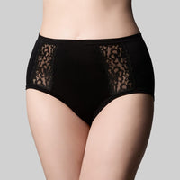 THE KNICKER BAMBOO & LACE FULL BRIEF BRIEFS The Knicker