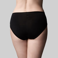 THE KNICKER BAMBOO & LACE HI CUT BRIEF BRIEFS The Knicker
