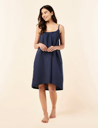 Papinelle Madison Strappy Nightie - Bellweather Blue