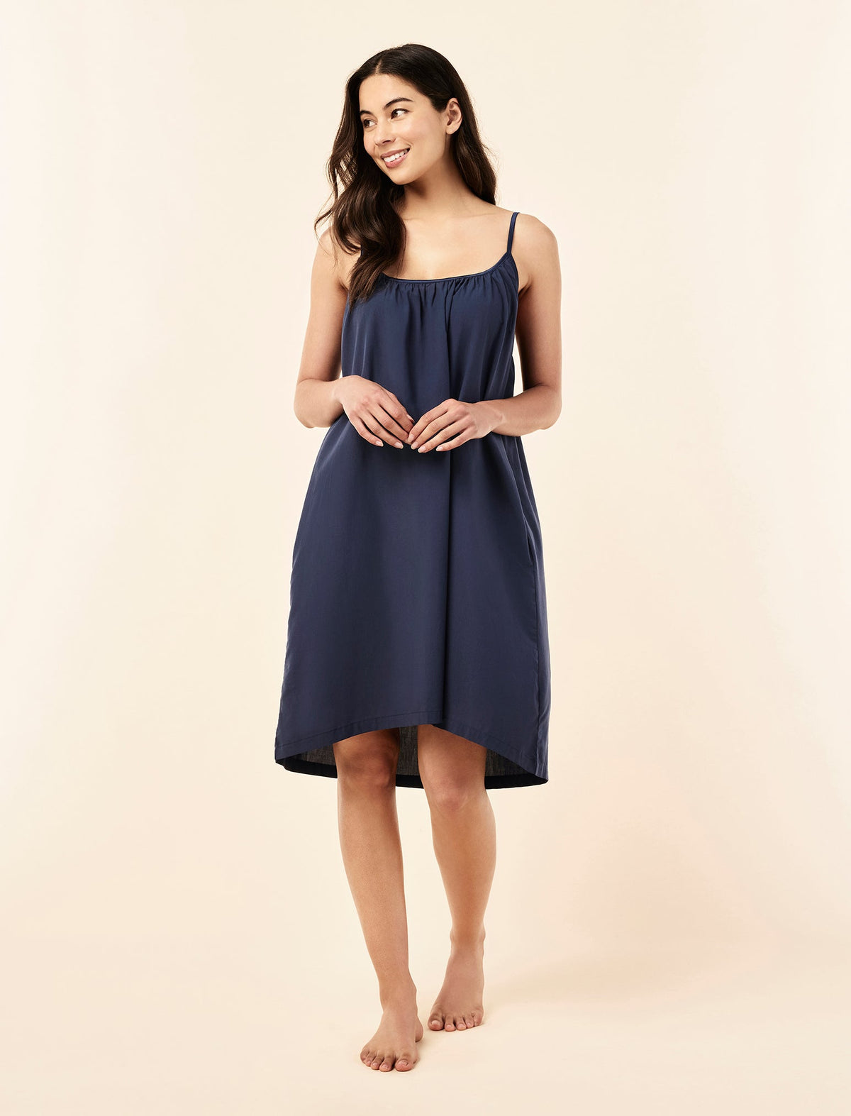 Papinelle Madison Strappy Nightie - Bellweather Blue