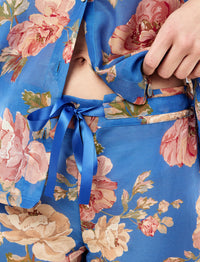 Papinelle Iona Crop PJ Set - Victoria Blue