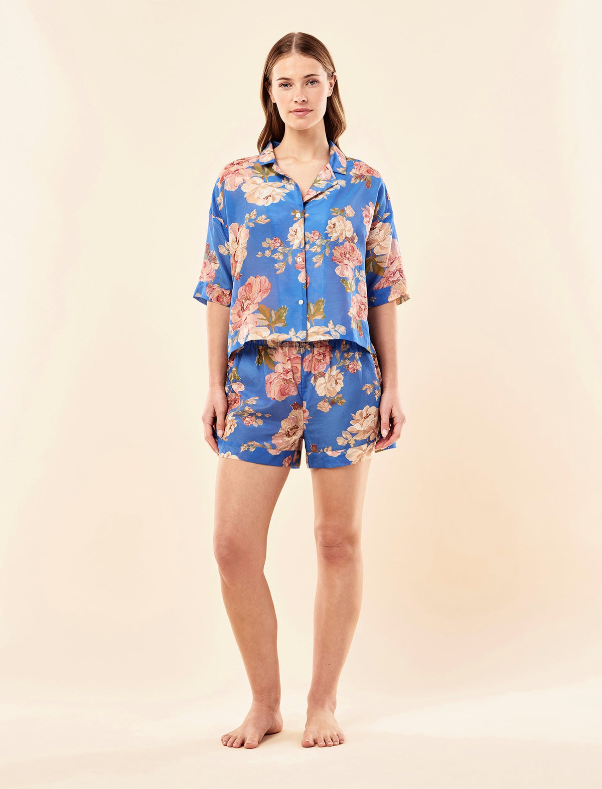 Papinelle Iona Boxer PJ Set - Victoria Blue