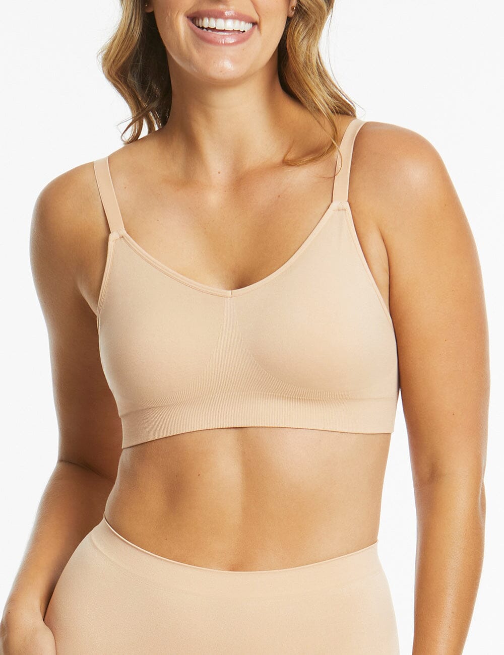 Ambra Bare Essentials Mesh Support Wirefree Bra Bras Ambra 