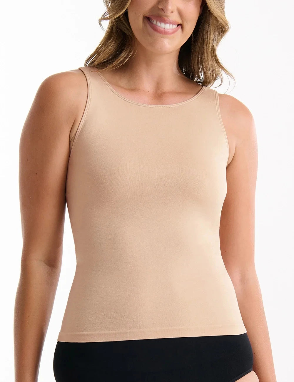 Ambra Seamless Smoothies Reversible Shelf Bra Tank Basics Ambra 