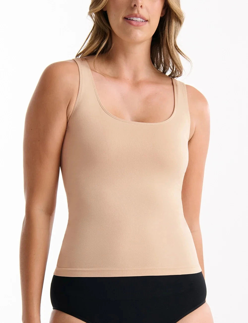 Ambra Seamless Smoothies Reversible Shelf Bra Tank Basics Ambra 