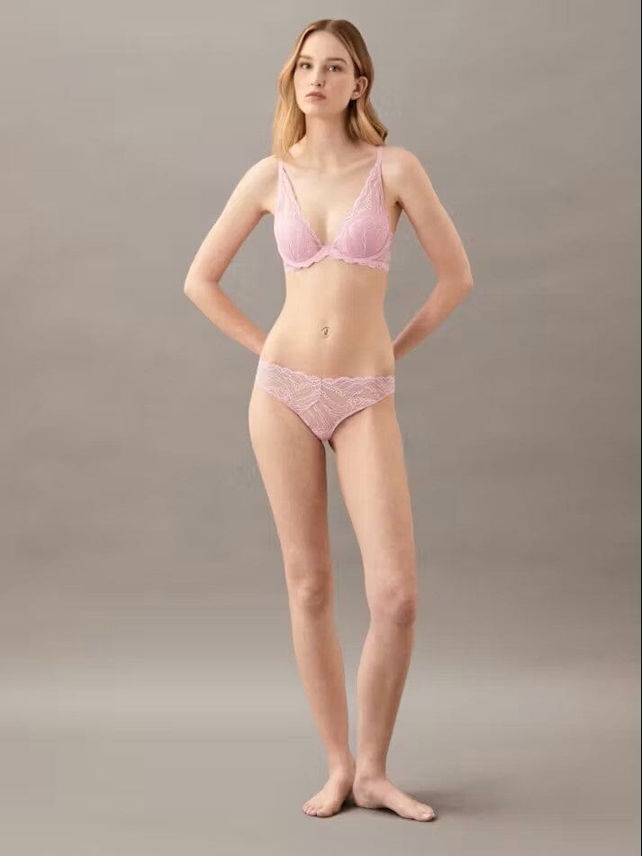 Calvin Klein Sensual Stretch Lace Demi Plunge Bra Bras Calvin Klein 