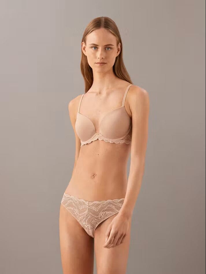 CALVIN KLEIN SENSUAL STRETCH LACE LIFT DEMI BRA BRA'S Brief Affairs 