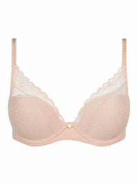 Chantelle Norah Chic Plunge T-Shirt Bra - Nude Rose Bras Chantelle 