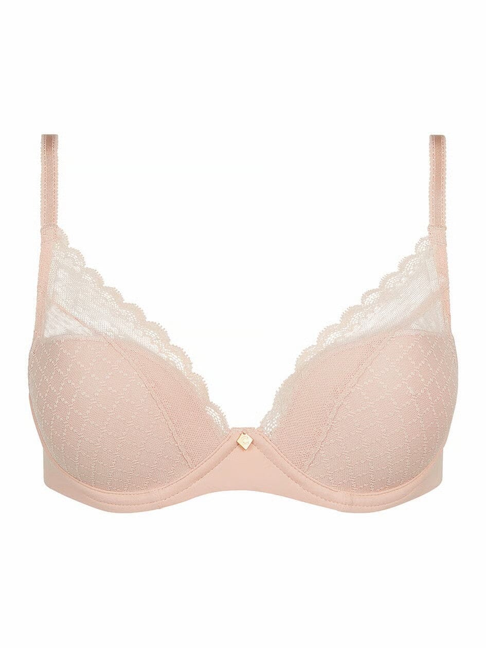 Chantelle Norah Chic Plunge T-Shirt Bra - Nude Rose Bras Chantelle 