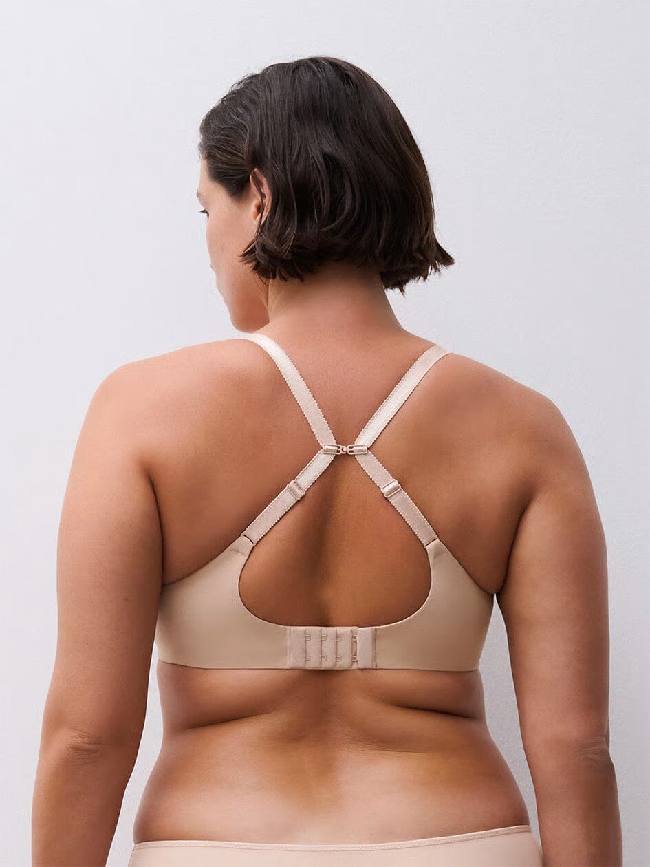 Chantelle Norah Chic Plunge T-Shirt Bra - Nude Rose Bras Chantelle 