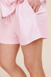 GINGERLILLY ADELAIDE RIBBED SHORTS SLEEPWEAR Gingerlilly 