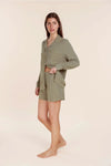 GINGERLILLY ADELAIDE RIBBED SHORTS SLEEPWEAR Gingerlilly 