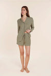 GINGERLILLY ADELAIDE RIBBED SHORTS SLEEPWEAR Gingerlilly 